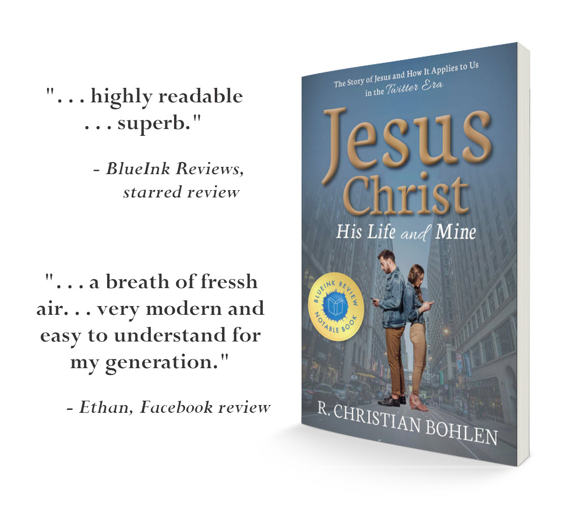 Cover of Jesus Christ, His Life and Mine with endorsement quotes